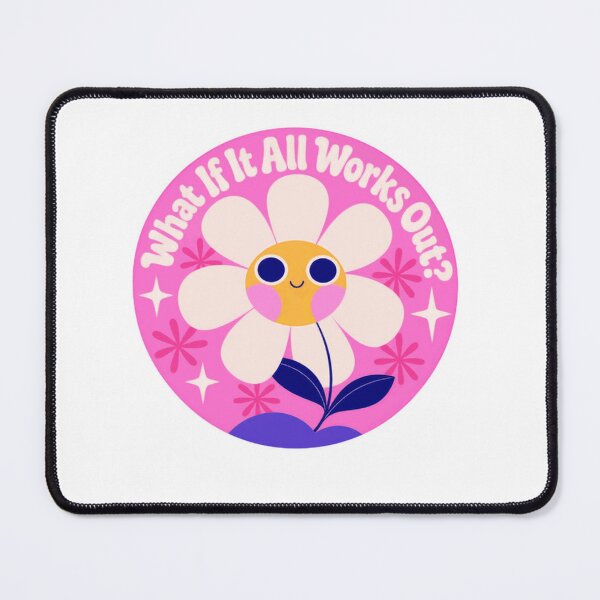 Item preview, What If It All Works Out? Positive Affirmation Optimism Self Care designed and sold by SkeletonsDanger.