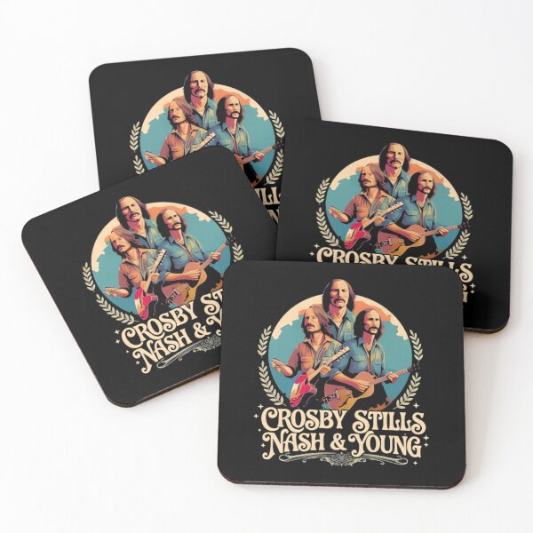 Item preview, Crosby, Stills, Nash & Young designed and sold by QuirkNestArt.