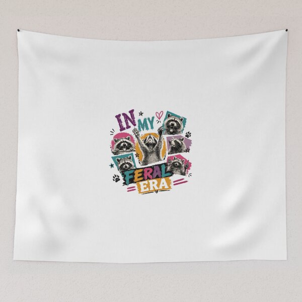 Item preview, In My Feral Era Raccoon Wildlife Animal Lover designed and sold by JonesFlora2025.