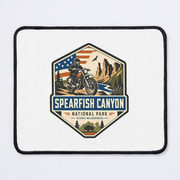 Item preview, Spearfish Canyon National Park Scenic Wilderness Motorcycle Adventure South Dakota Explorer Travel designed and sold by Simsimah26Parks.