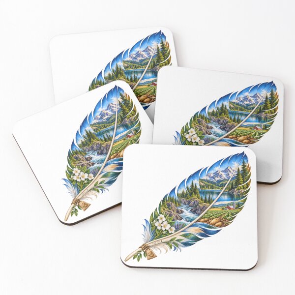 Item preview, Idaho Mountain Feather designed and sold by Whimspired By Paxx.