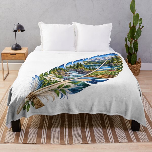 Item preview, Idaho Mountain Feather designed and sold by Whimspired By Paxx.