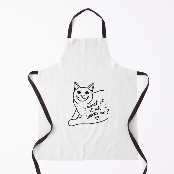 Item preview, What If It All Works Out? Cat Lover Optimistic Feline Hopeful designed and sold by SkeletonsDanger.