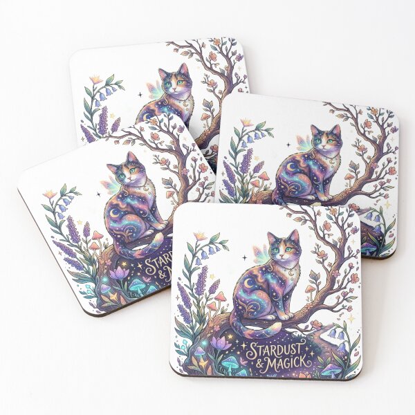 Item preview, Stardust & Magick - Mystical Celestial Cat designed and sold by RoyalDeluxGo.