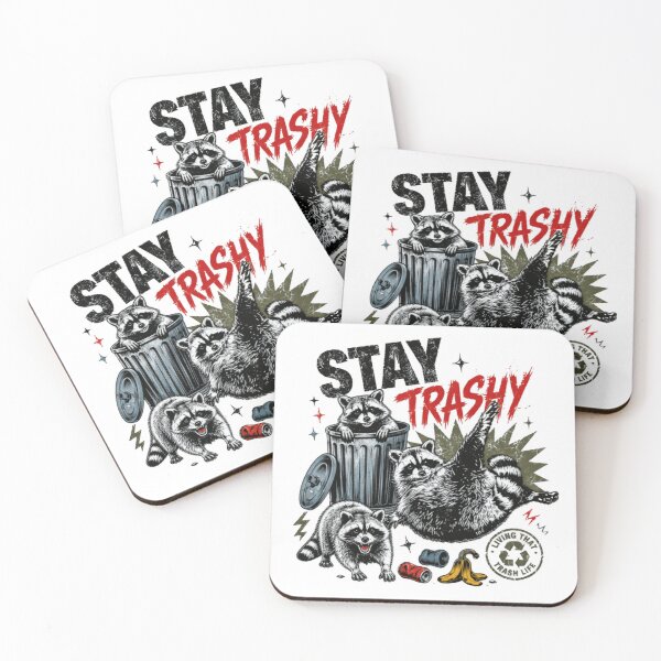 Item preview, Stay Trashy Living That Trash Life Raccoon Trash Panda Animal Lover designed and sold by JonesFlora2025.