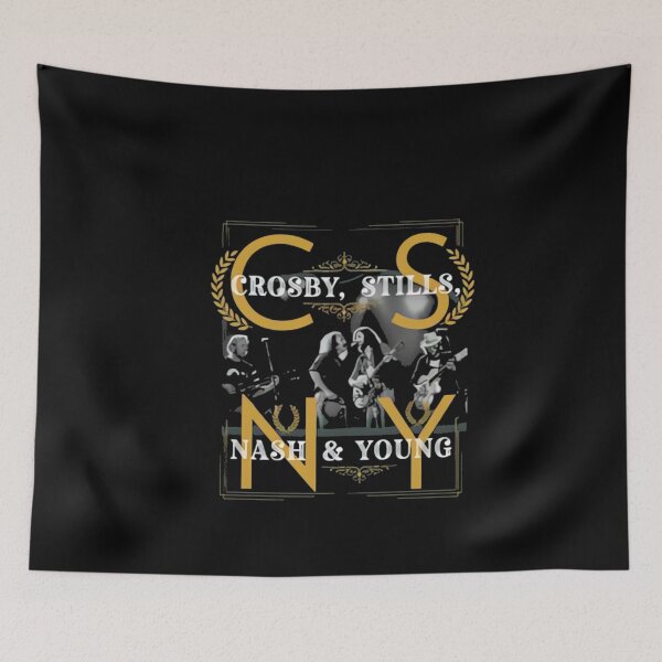 Item preview, Crosby, Stills, Nash & Young designed and sold by QuirkNestArt.