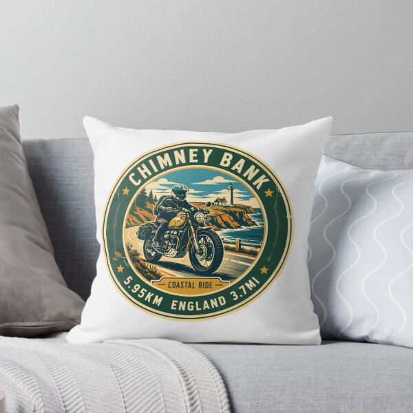Item preview, Chimney Bank Coastal Ride England Motorcycle Travel Biker designed and sold by Simsimah26Parks.