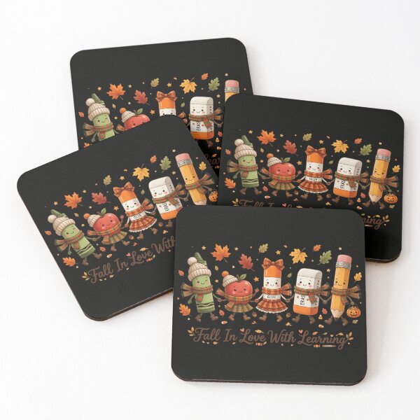 Item preview, Fall In Love With Learning Cute School Supplies Autumn Teacher Design designed and sold by Zizo-DR44.