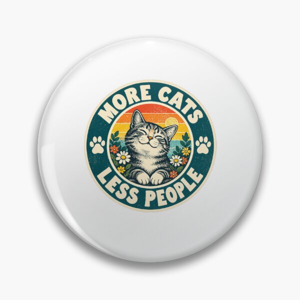 Item preview, More Cats Less People Cat Lover Introvert Feline Pet Owner designed and sold by RetroMini2026.