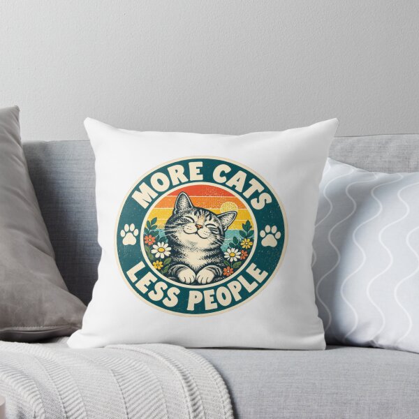 Item preview, More Cats Less People Cat Lover Introvert Feline Pet Owner designed and sold by RetroMini2026.