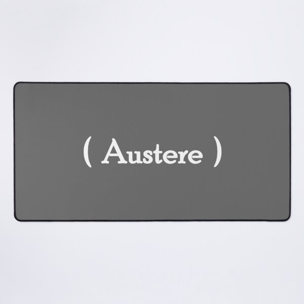 Item preview, Iconic Label - "Austere" White Lettering designed and sold by cousinbessie.