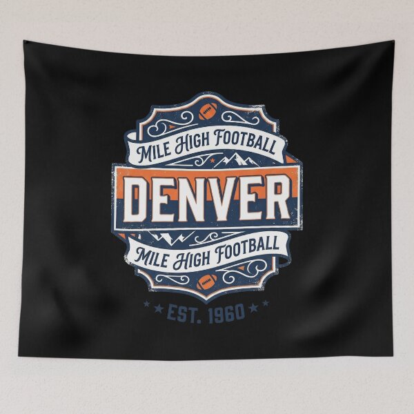 Item preview,  Denver Mile High City Football Fan  designed and sold by Malikaoyle.
