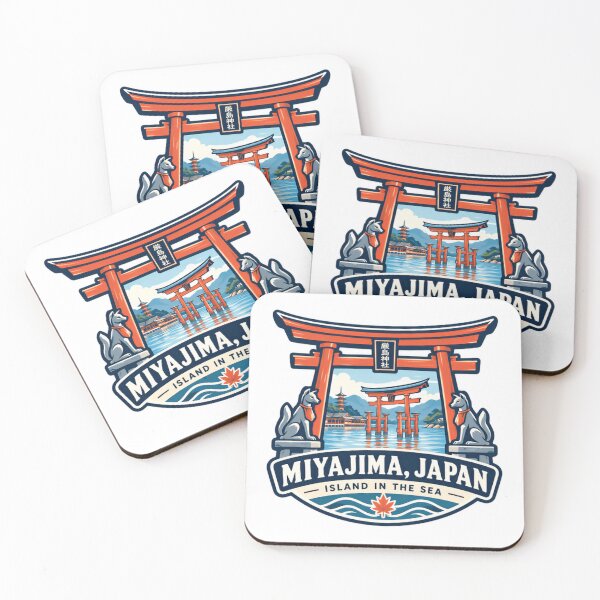 Item preview, Miyajima, Japan Island In The Sea Itsukushima Shrine Japanese Travel Landmark designed and sold by Star3NowForMe.