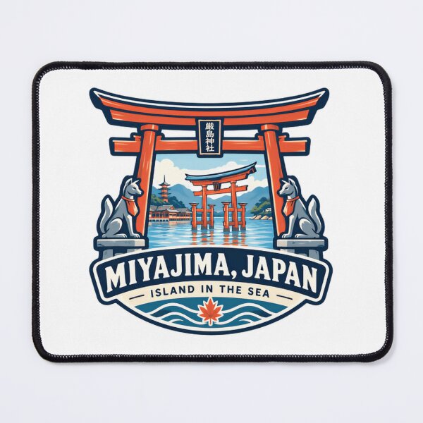 Item preview, Miyajima, Japan Island In The Sea Itsukushima Shrine Japanese Travel Landmark designed and sold by Star3NowForMe.