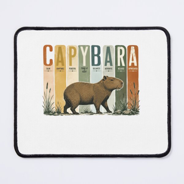Item preview, Capybara Calm Adaptable Peaceful Young At Heart Balanced Authentic Relaxed Appreciated Animal Lover designed and sold by HumansStuck12.