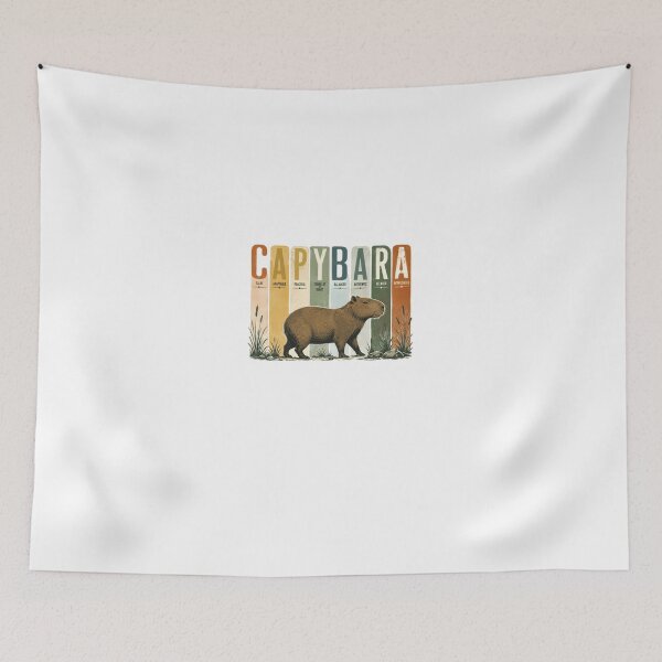 Item preview, Capybara Calm Adaptable Peaceful Young At Heart Balanced Authentic Relaxed Appreciated Animal Lover designed and sold by HumansStuck12.