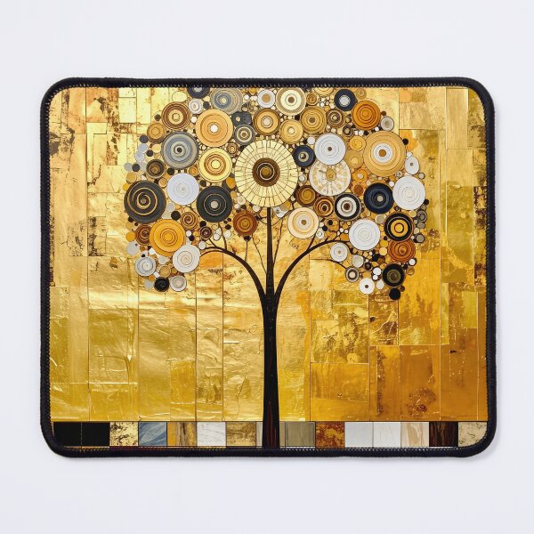 Item preview, Symbolist Geometric Spiral Tree Abstract designed and sold by Vicky Brago-Mitchell®.