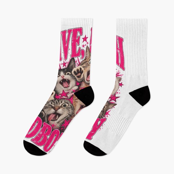 Item preview, Live Laugh Lobotomy Chaotic Screaming Cats Ironic Meme Design designed and sold by JapanAnimeSH1.