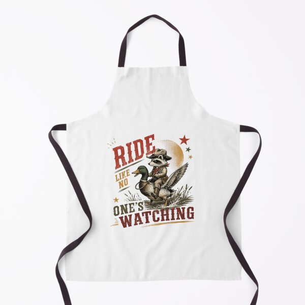 Item preview, Ride Like No One's Watching Raccoon Duck Cowboy Western Funny Freedom designed and sold by HumansStuck12.