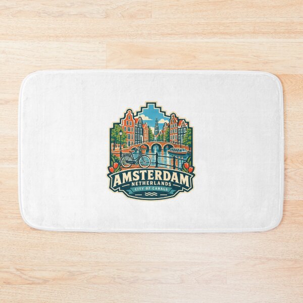 Item preview, Amsterdam Netherlands City Of Canals European Travel Tourist Souvenir designed and sold by Star3NowForMe.