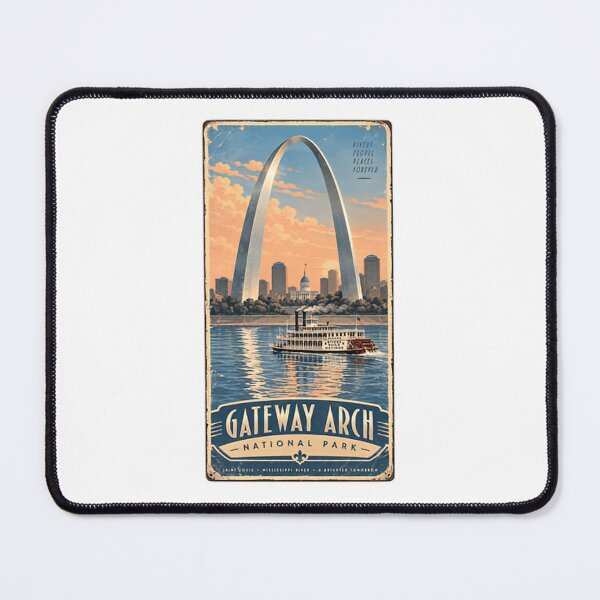 Item preview, Gateway Arch National Park St. Louis Missouri Travel Landmark Where People Places Stories Forever designed and sold by Star3NowForMe.