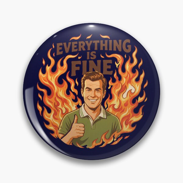 Item preview, EVERYTHING IS FINE #1 designed and sold by rossoniarts.