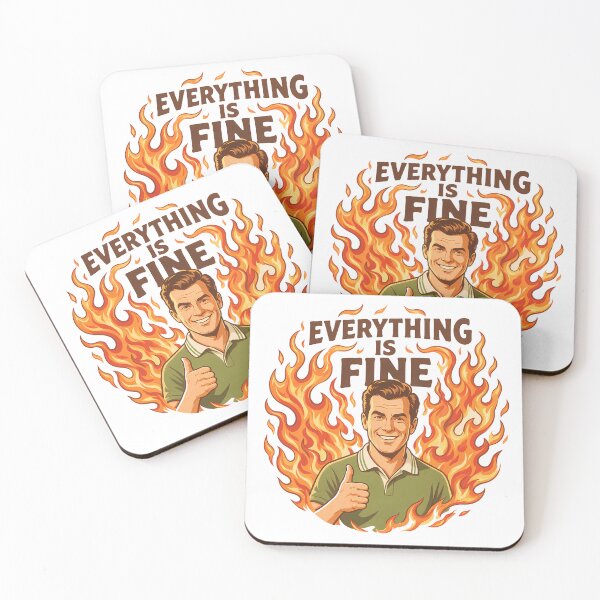 Item preview, EVERYTHING IS FINE #1 designed and sold by rossoniarts.