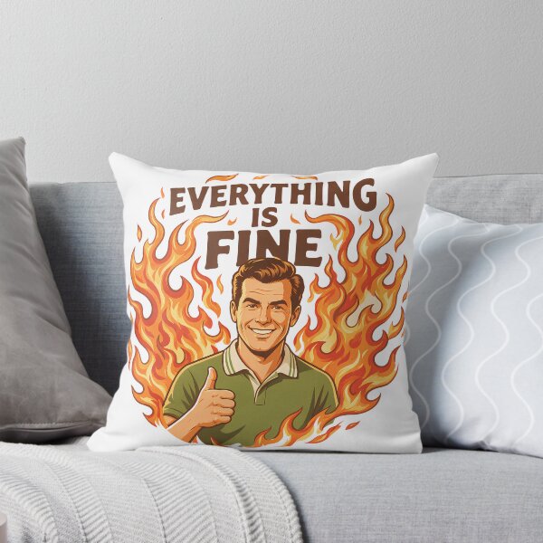 Item preview, EVERYTHING IS FINE #1 designed and sold by rossoniarts.