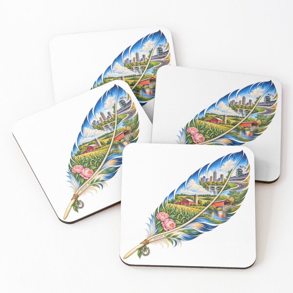 Item preview, Indiana Heartland Feather designed and sold by Whimspired By Paxx.