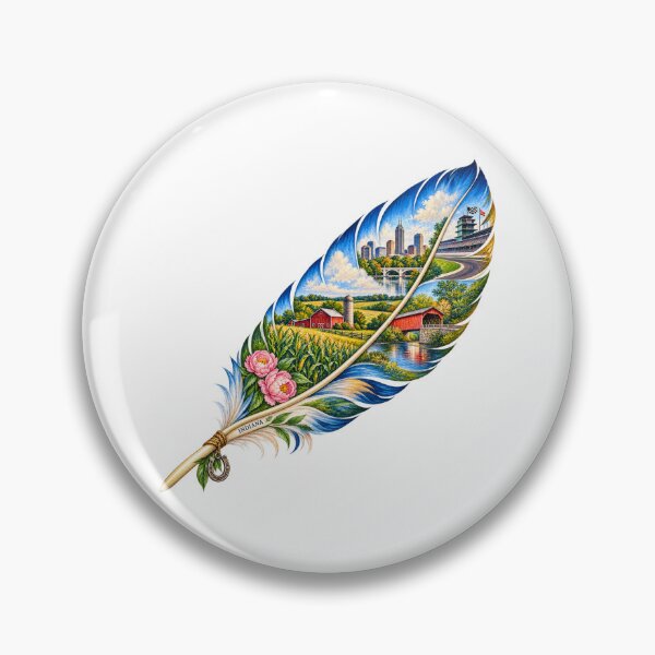 Item preview, Indiana Heartland Feather designed and sold by Whimspired By Paxx.
