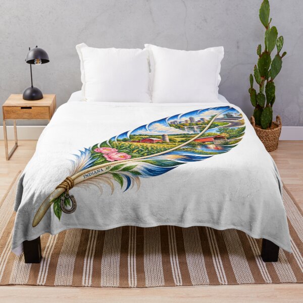 Item preview, Indiana Heartland Feather designed and sold by Whimspired By Paxx.