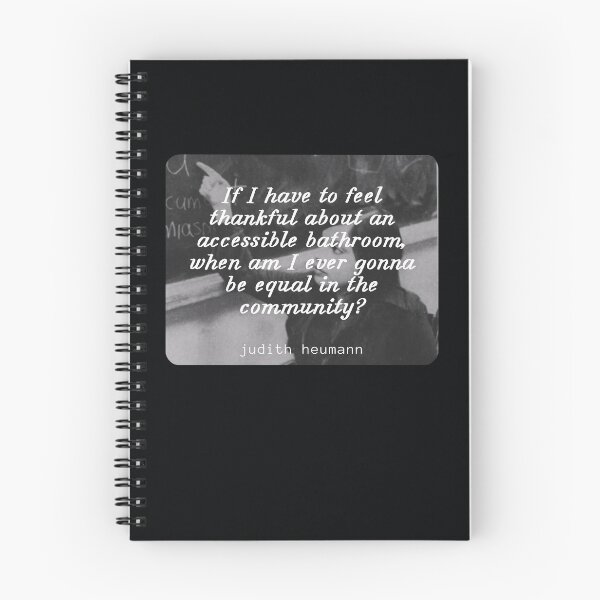 Item preview, Judy Heumann Quote designed and sold by brainfog designs.