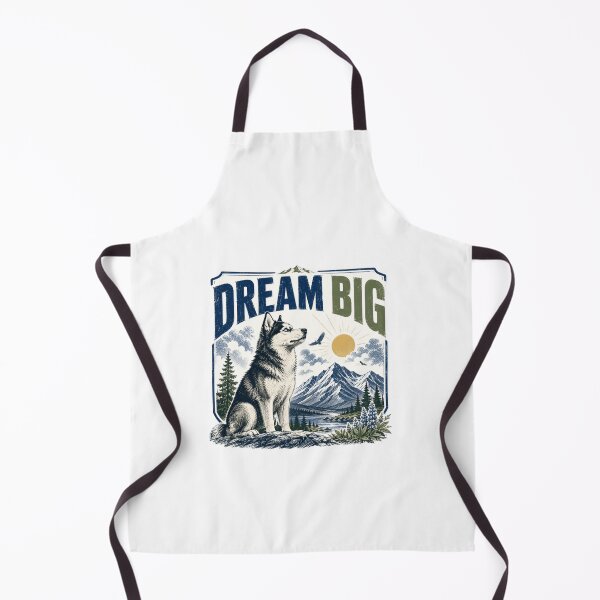 Item preview, Dream Big Siberian Husky Dog Lover Outdoor Adventure designed and sold by HumansStuck12.