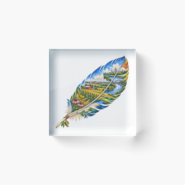 Artikelvorschau, Iowa Heartland Feather entworfen und verkauft von Whimspired By Paxx.