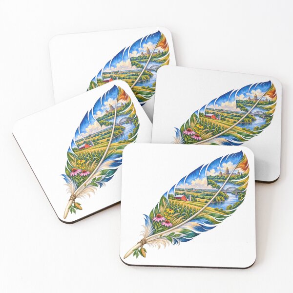 Item preview, Iowa Heartland Feather designed and sold by Whimspired By Paxx.