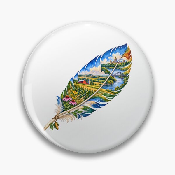 Item preview, Iowa Heartland Feather designed and sold by Whimspired By Paxx.