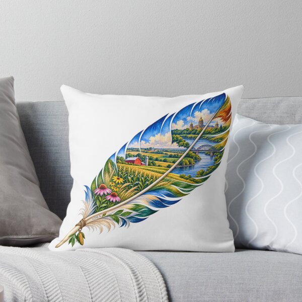 Item preview, Iowa Heartland Feather designed and sold by Whimspired By Paxx.