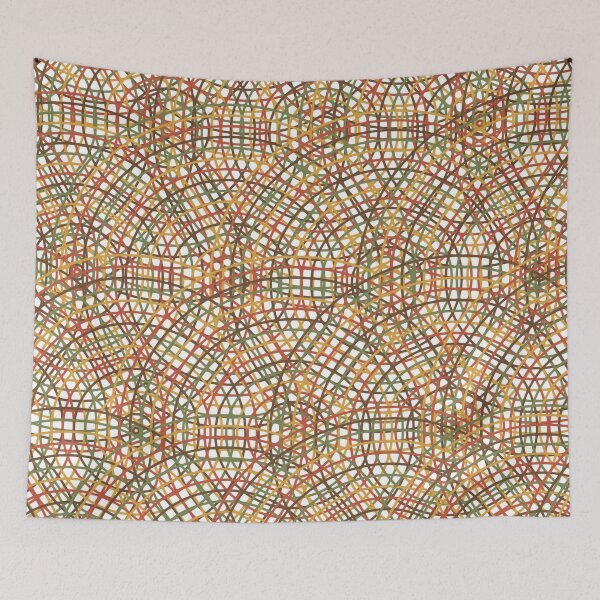 Item preview, 70s Retro Moiré Optical Ripple Geometric Pattern designed and sold by KungPowUnicorn.