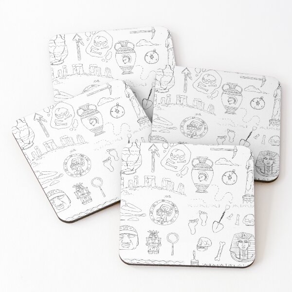 Item preview, Archaeology Pattern Design Chalk Historical designed and sold by junglecow.