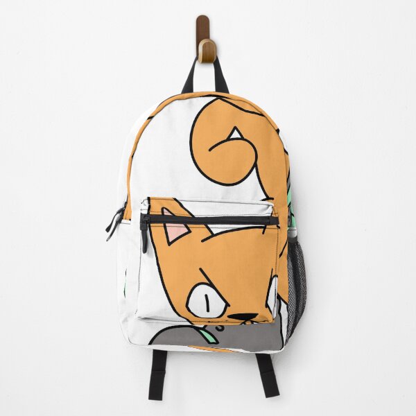 Item preview, mean cat inline skating - orange designed and sold by motherbrainart.