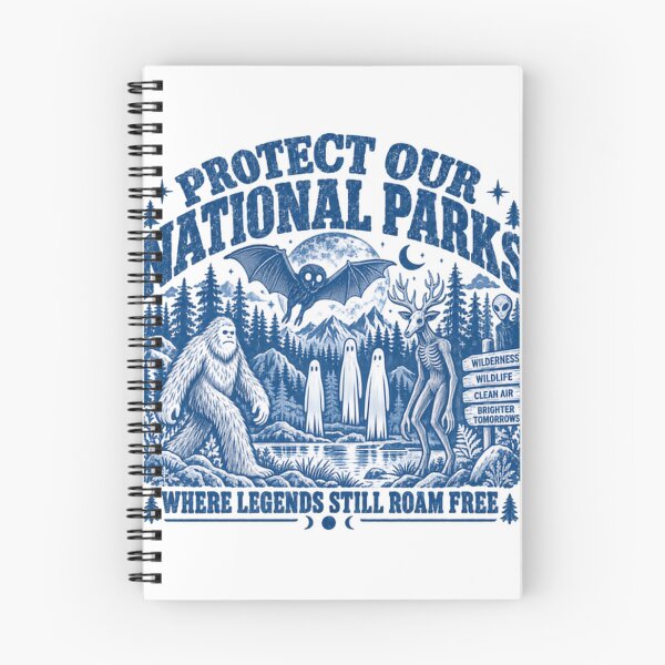 Item preview, Protect Our National Parks Where Legends Still Roam Free Cryptid Folklore Outdoors Conservation designed and sold by HumansStuck12.