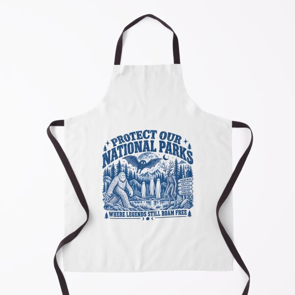 Item preview, Protect Our National Parks Where Legends Still Roam Free Cryptid Folklore Outdoors Conservation designed and sold by HumansStuck12.