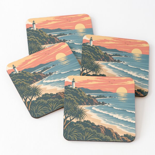 Item preview, Vintage Byron Bay Australia Coastal Travel designed and sold by Imaginationbeyond.