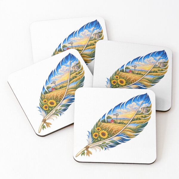 Item preview, Kansas Prairie Feather designed and sold by Whimspired By Paxx.