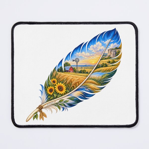 Item preview, Kansas Prairie Feather designed and sold by Whimspired By Paxx.