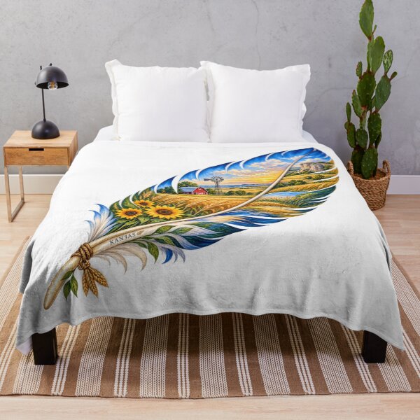 Item preview, Kansas Prairie Feather designed and sold by Whimspired By Paxx.