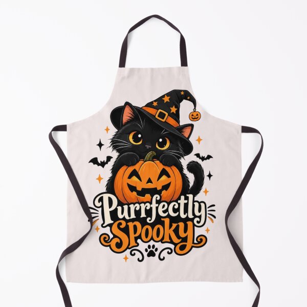 Item preview, Purrfectly Spooky Black Cat Pumpkin Halloween designed and sold by Sanika arts .