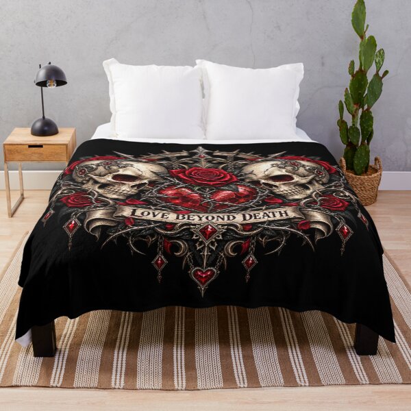 Item preview, Love Beyond Death – Gothic Skull Heart designed and sold by TroviTutto.