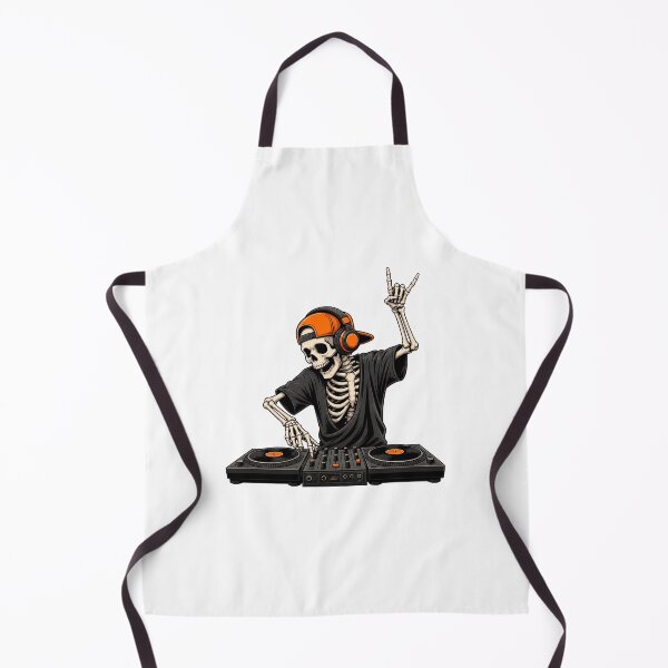 Item preview, Skeleton Dj with Headphones designed and sold by OlyvieArt.