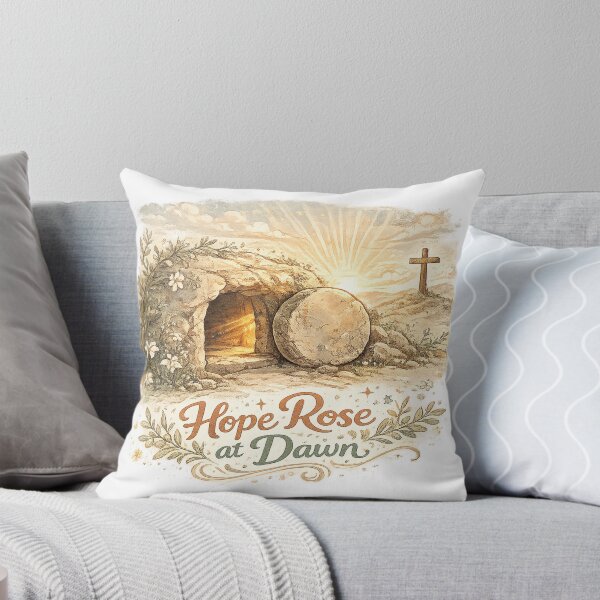 Item preview, Hope Rose at Dawn Empty Tomb Christian Easter Resurrection Art Design designed and sold by inkoutninja.